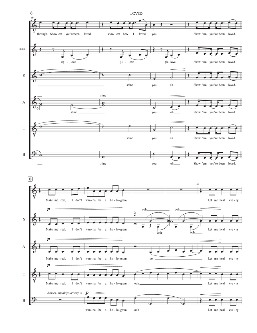 Loved Divisi scores gallery preview page 6