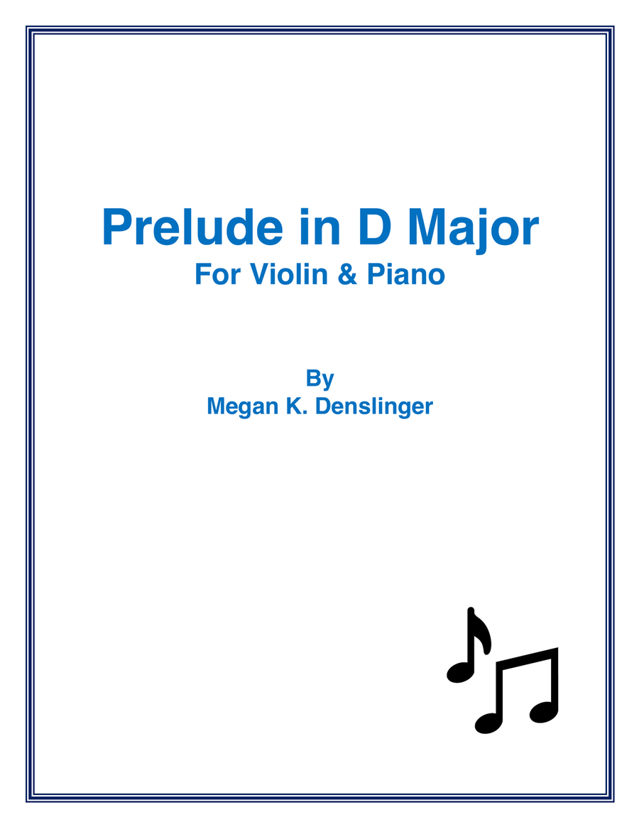 Prelude in D Major Chamber Music scores gallery preview page 1