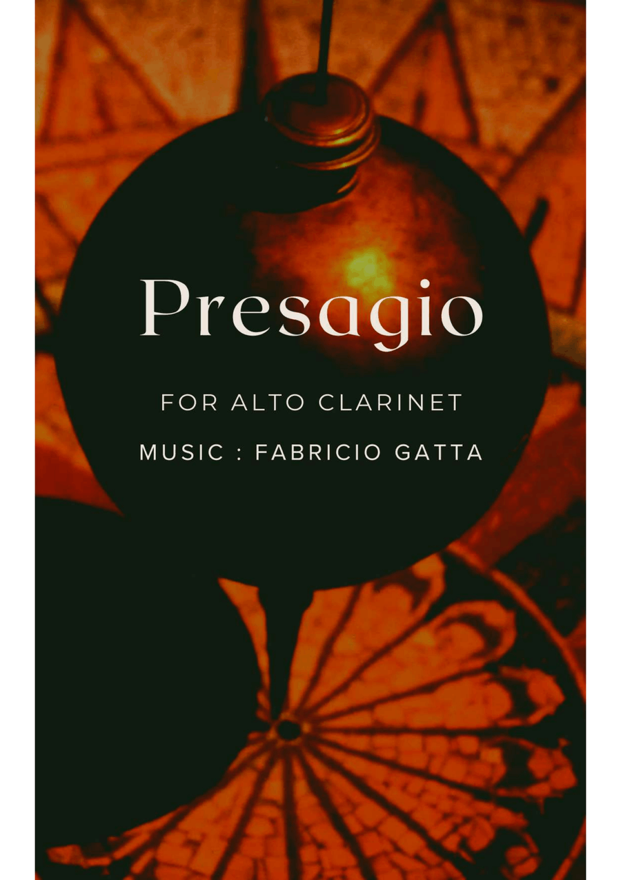 Presagio Presagio E-Flat Clarinet scores gallery preview page 1