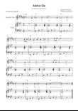 Aloha Oe - Soprano Sax & Piano in A Major Easy With Lyrics & Chords