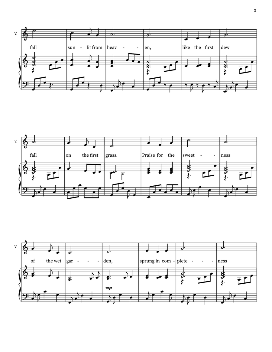 Morning Has Broken Morning Has Broken Voice scores gallery preview page 3