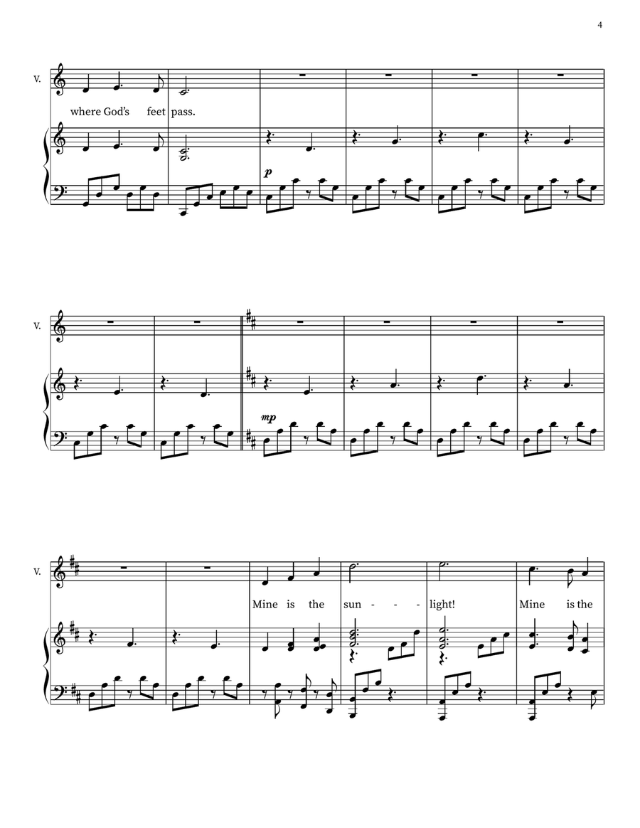 Morning Has Broken Morning Has Broken Voice scores gallery preview page 4