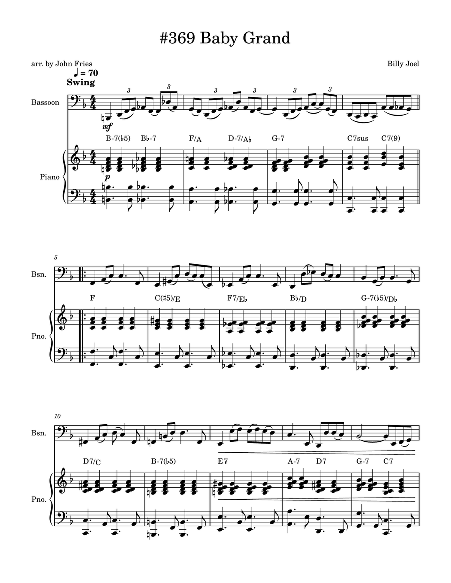 Baby Grand Bassoon scores gallery preview page 1