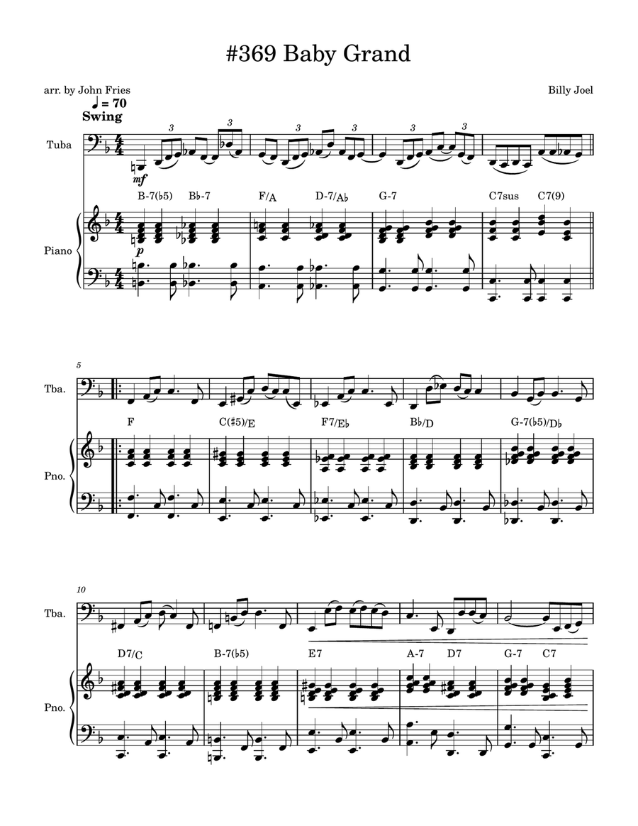 Baby Grand Piano scores gallery preview page 1