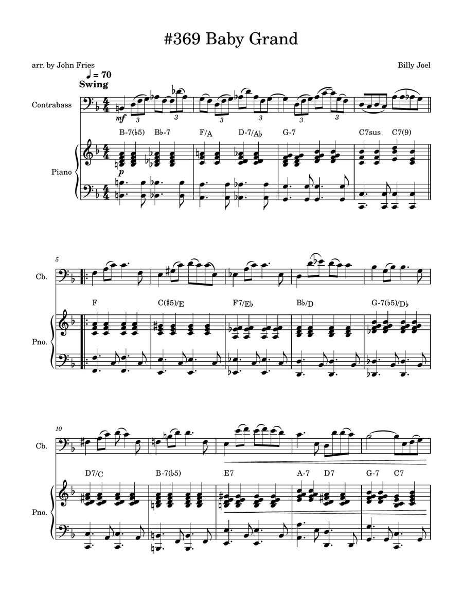 Baby Grand Double Bass scores gallery preview page 1