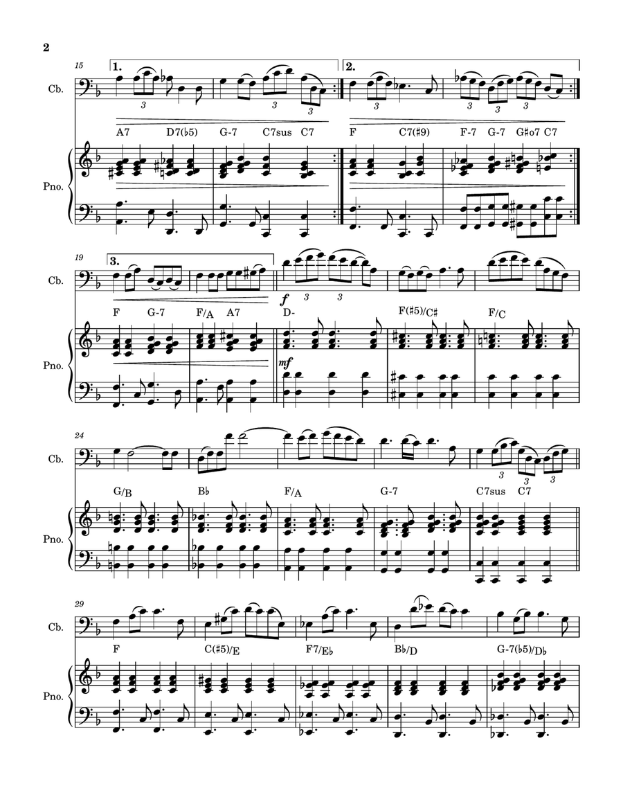 Baby Grand Double Bass scores gallery preview page 2