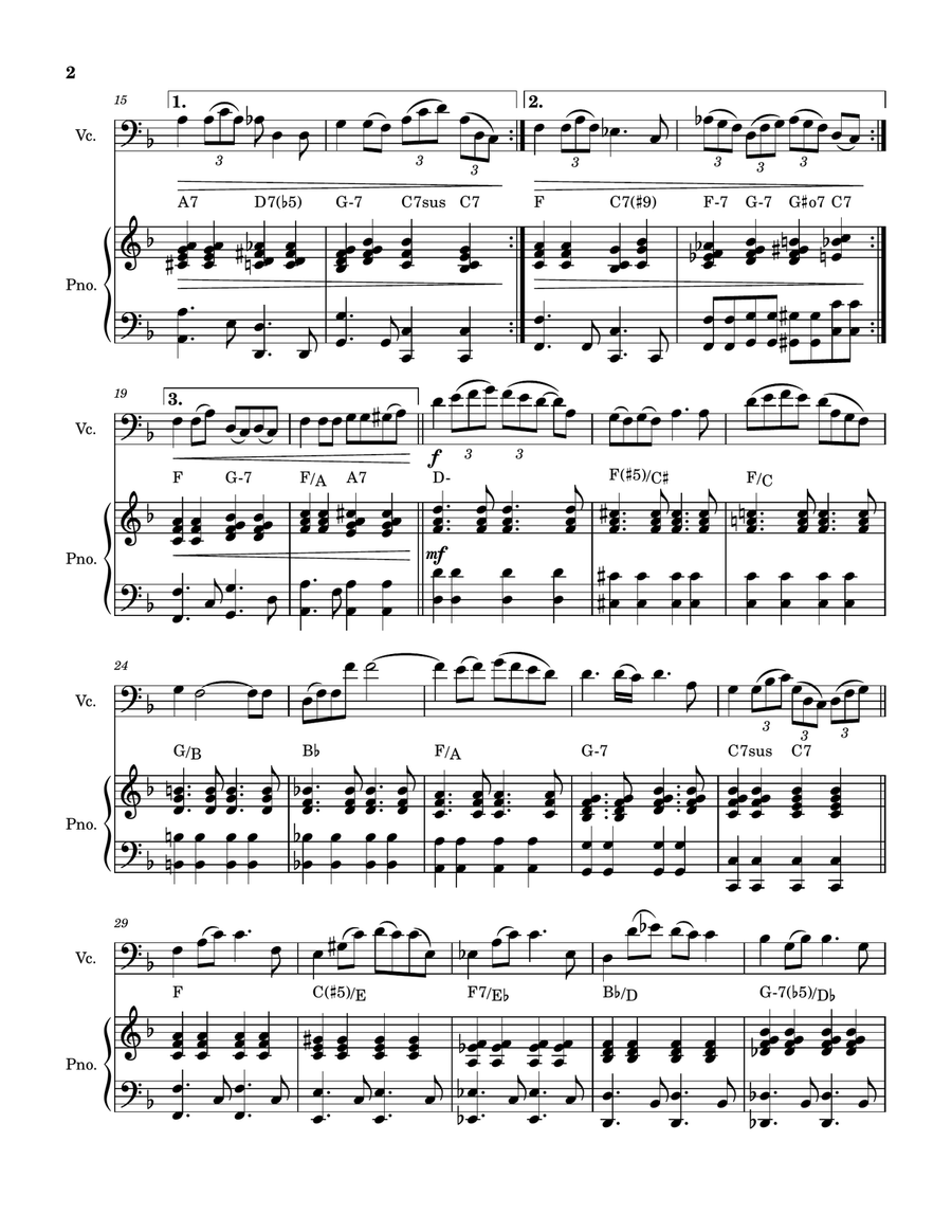 Baby Grand Piano scores gallery preview page 2