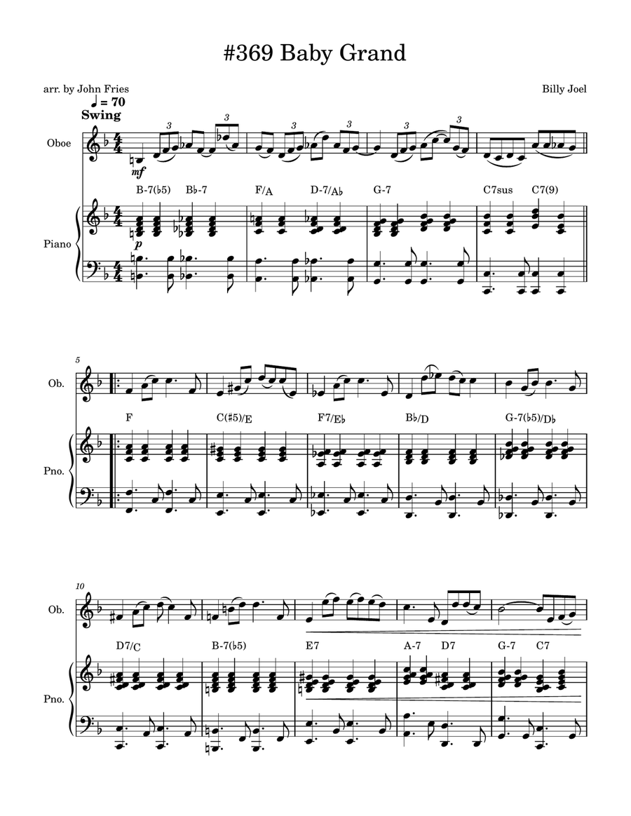 Baby Grand Piano scores gallery preview page 1