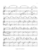 The Rain, an original piece for flute and piano Flute scores gallery preview page 3