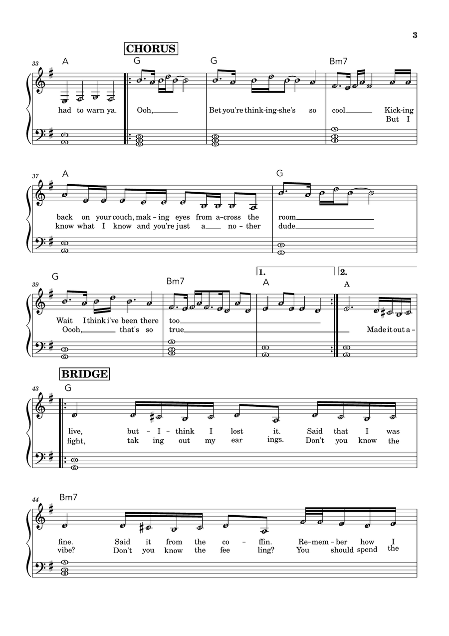 That's So True Easy Piano scores gallery preview page 3