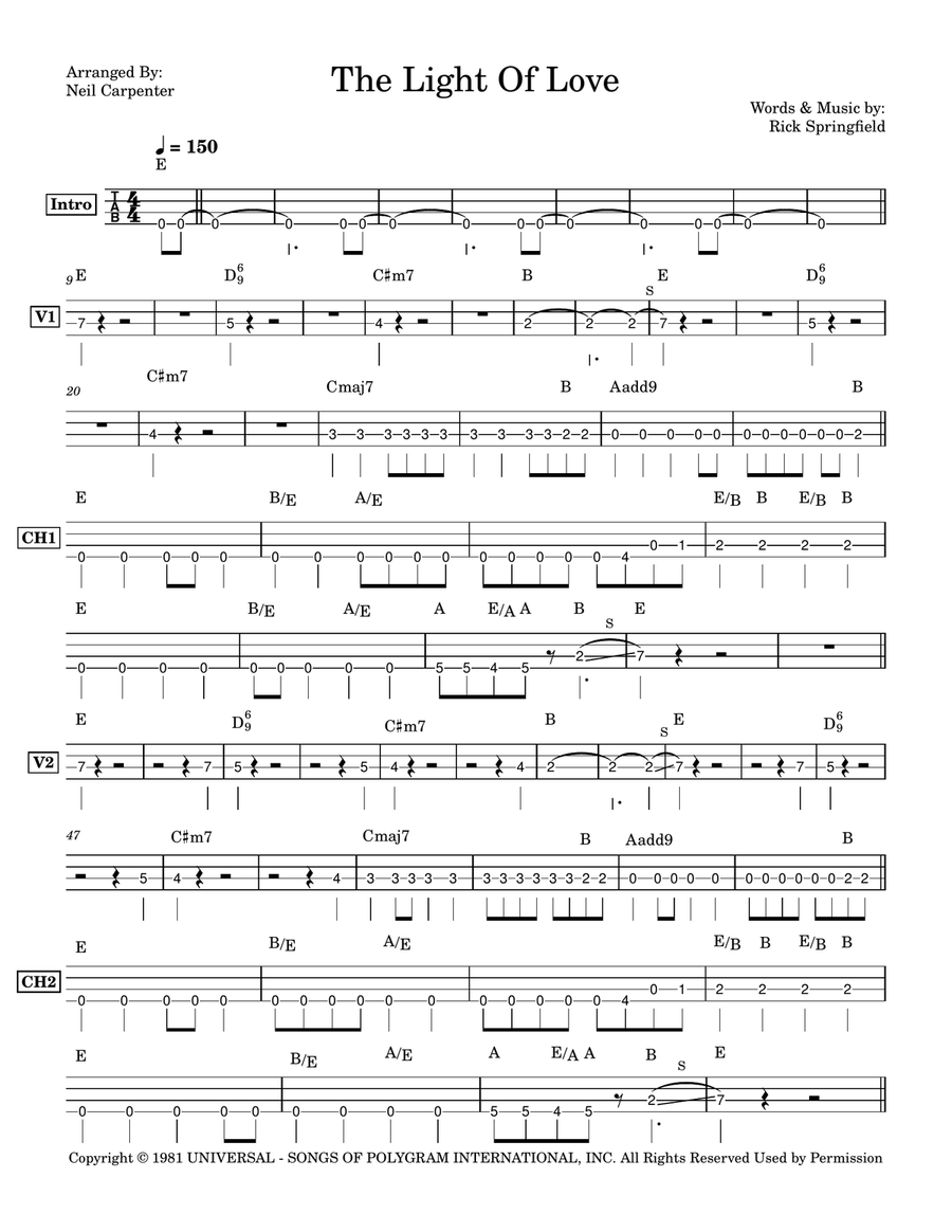 The Light Of Love The Light Of Love Acoustic Guitar scores gallery preview page 2