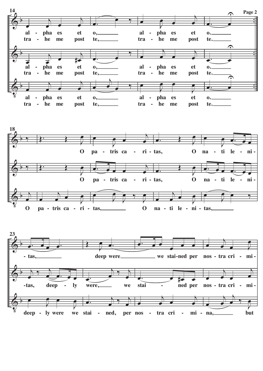 In Dulci Jubilo A Cappella SAT SAT scores gallery preview page 2