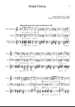 Bridal Chorus. R. Wagner - T. Sax. Bassoon and Guitar. Score and Parts.