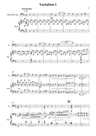 Variations for Cello & Piano Chamber Music scores gallery preview page 5