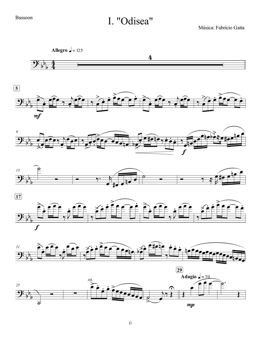 Odisea String Orchestra scores gallery preview page 1