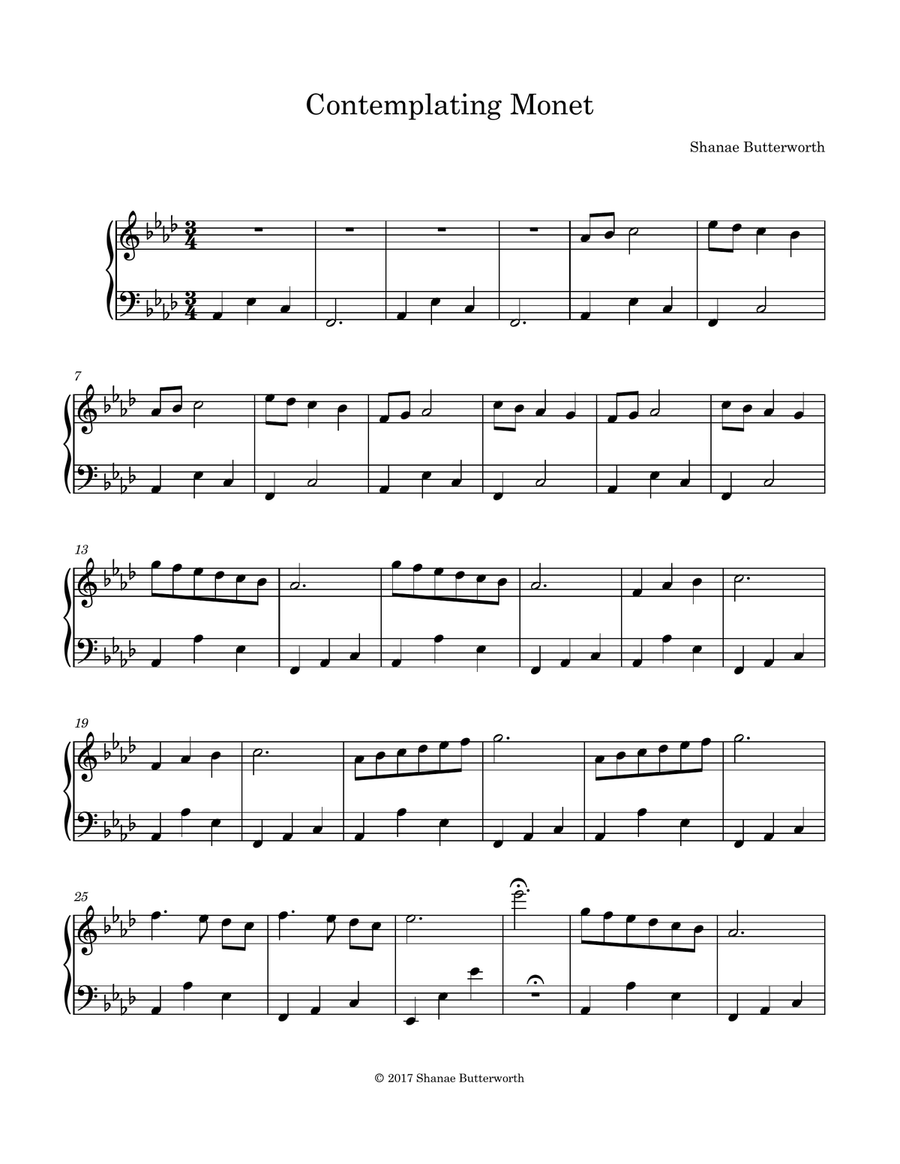 Contemplating Monet Contemplating Monet Piano Method scores gallery preview page 1