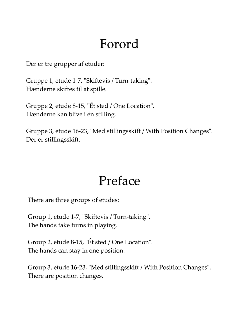 23 klaveretuder for begyndere / 23 Piano Etudes for Beginners Piano Method scores gallery preview page 2