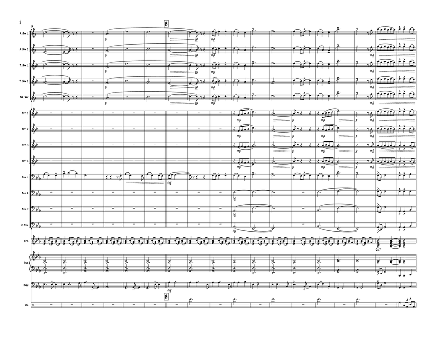 Die With A Smile Jazz Ensemble scores gallery preview page 2