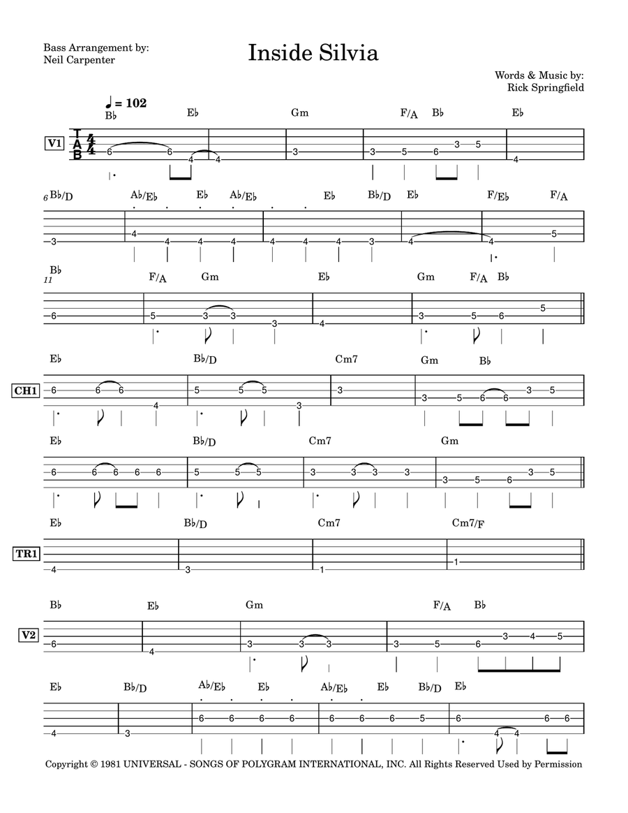 Inside Silvia Inside Silvia Acoustic Guitar scores gallery preview page 2