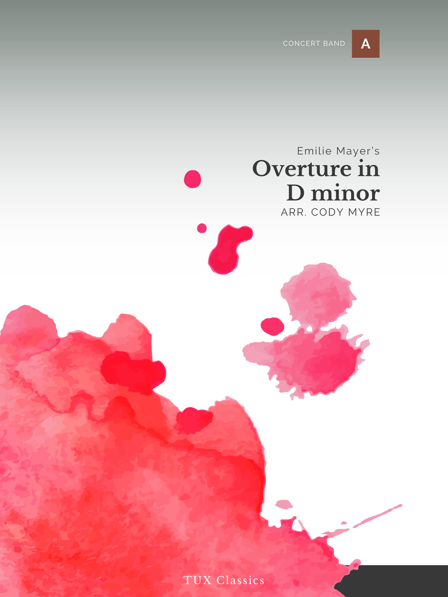Overture in D minor Overture in D minor Concert Band scores gallery preview page 1