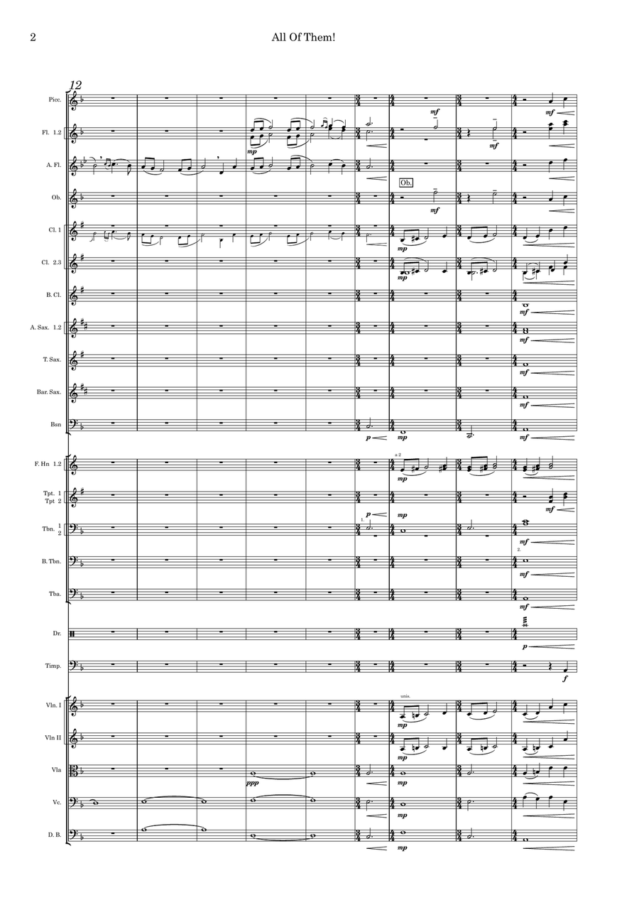 All Of Them! Full Orchestra scores gallery preview page 2