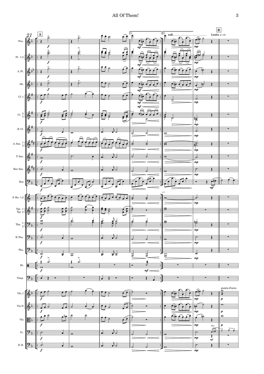 All Of Them! Full Orchestra scores gallery preview page 3