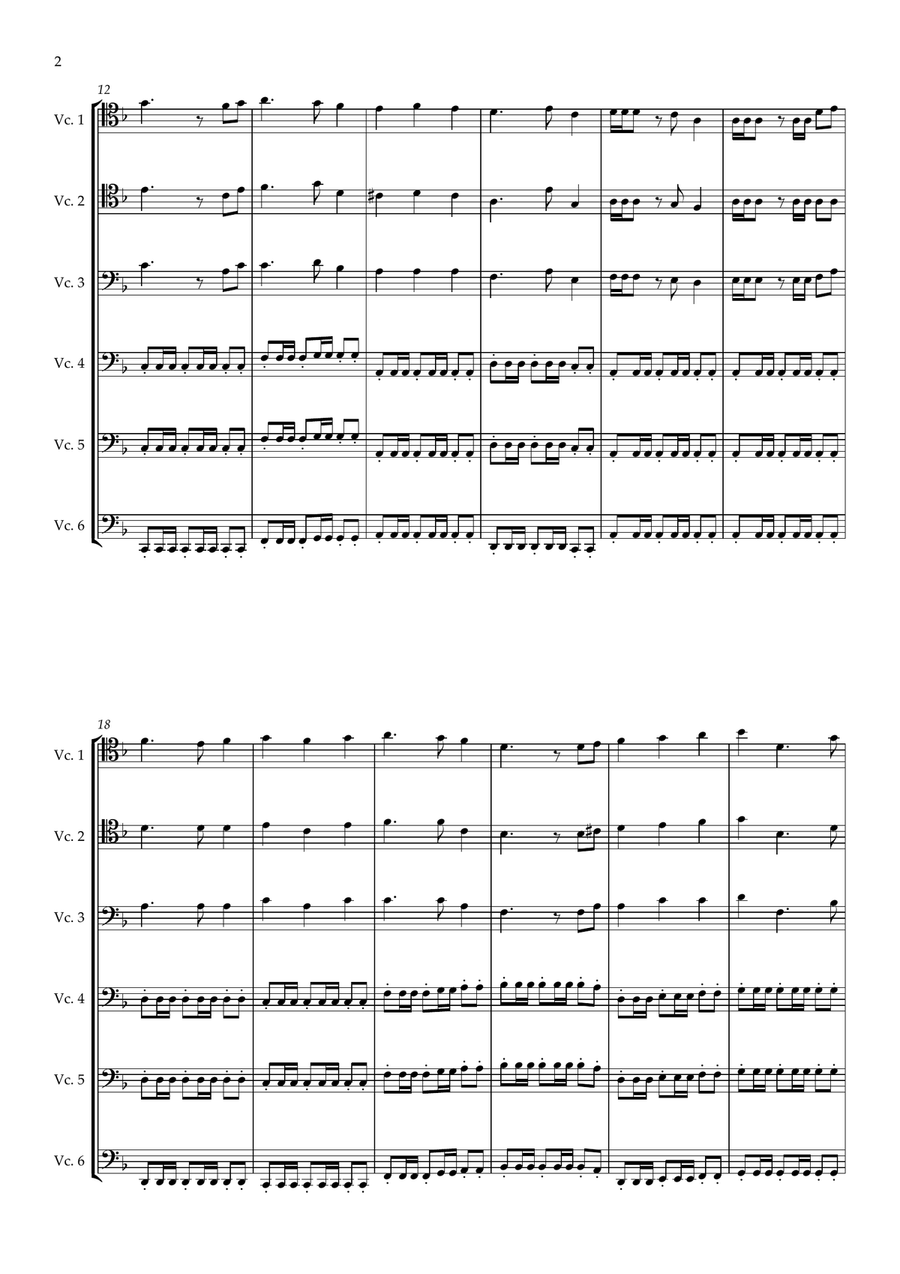 The Medallion Calls Chamber Music scores gallery preview page 2