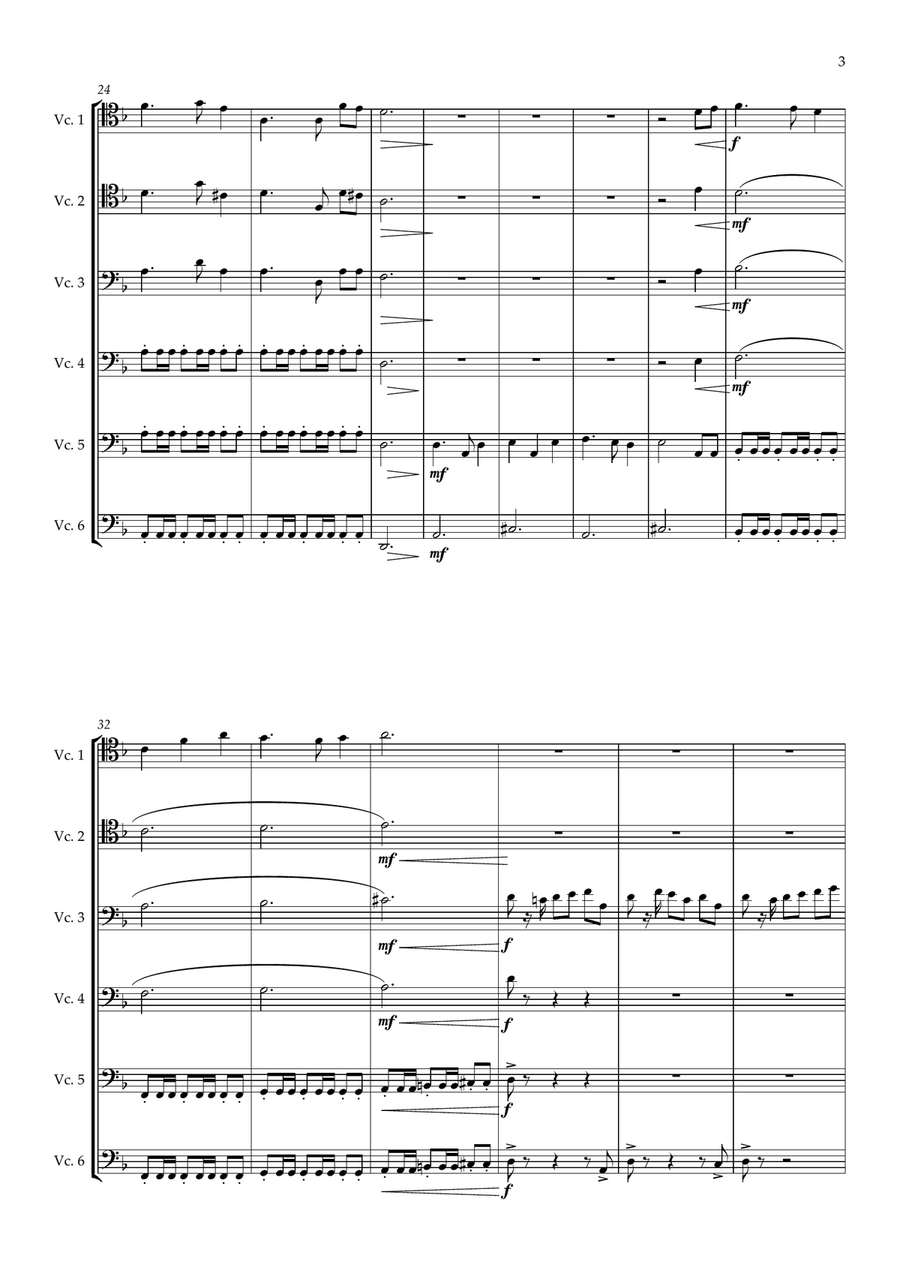 The Medallion Calls Chamber Music scores gallery preview page 3