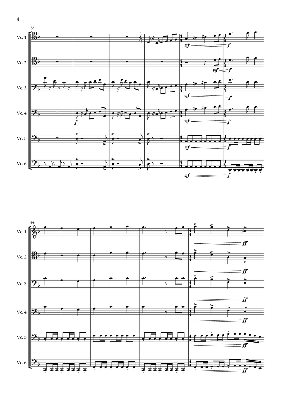 The Medallion Calls Chamber Music scores gallery preview page 4