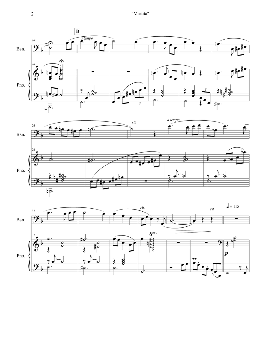 Martita Score and Parts scores gallery preview page 2