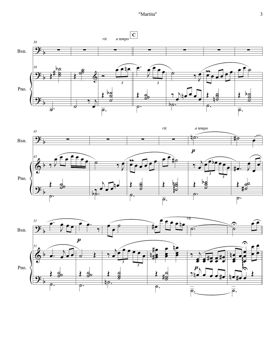 Martita Score and Parts scores gallery preview page 3