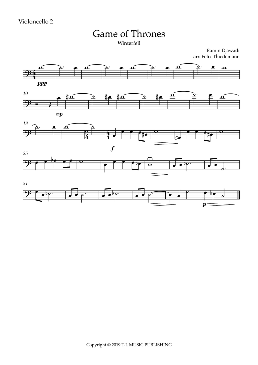 Winterfell Chamber Music scores gallery preview page 4