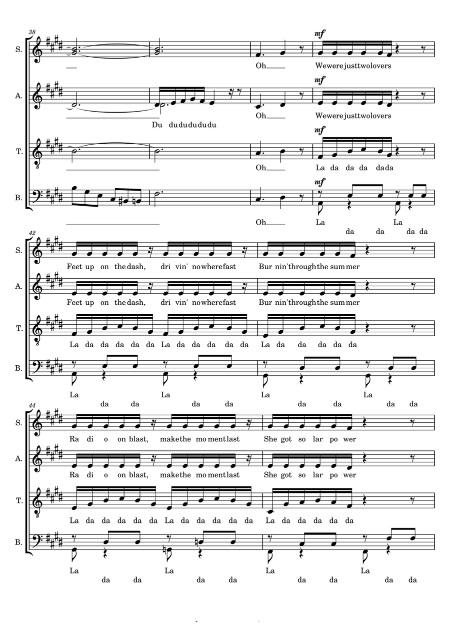 Golden Hour Golden Hour 4-Part scores gallery preview page 4