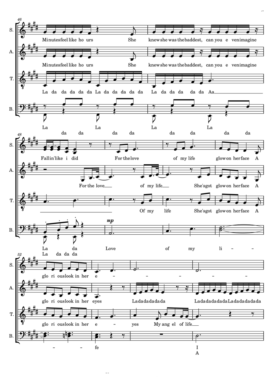 Golden Hour Golden Hour 4-Part scores gallery preview page 5