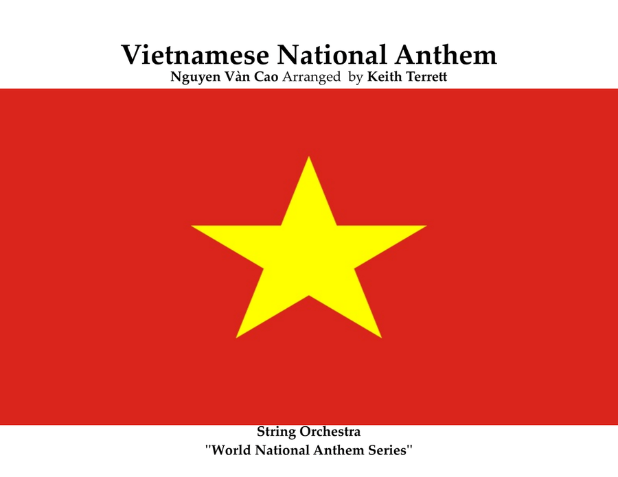 Vietnamese National Anthem for String Orchestra String Orchestra scores gallery preview page 1