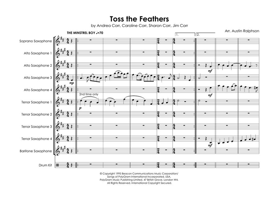 Toss The Feathers Woodwind Ensemble scores gallery preview page 5