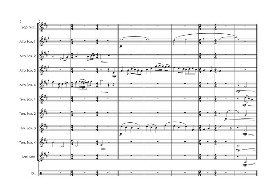 Toss The Feathers Woodwind Ensemble scores gallery preview page 6