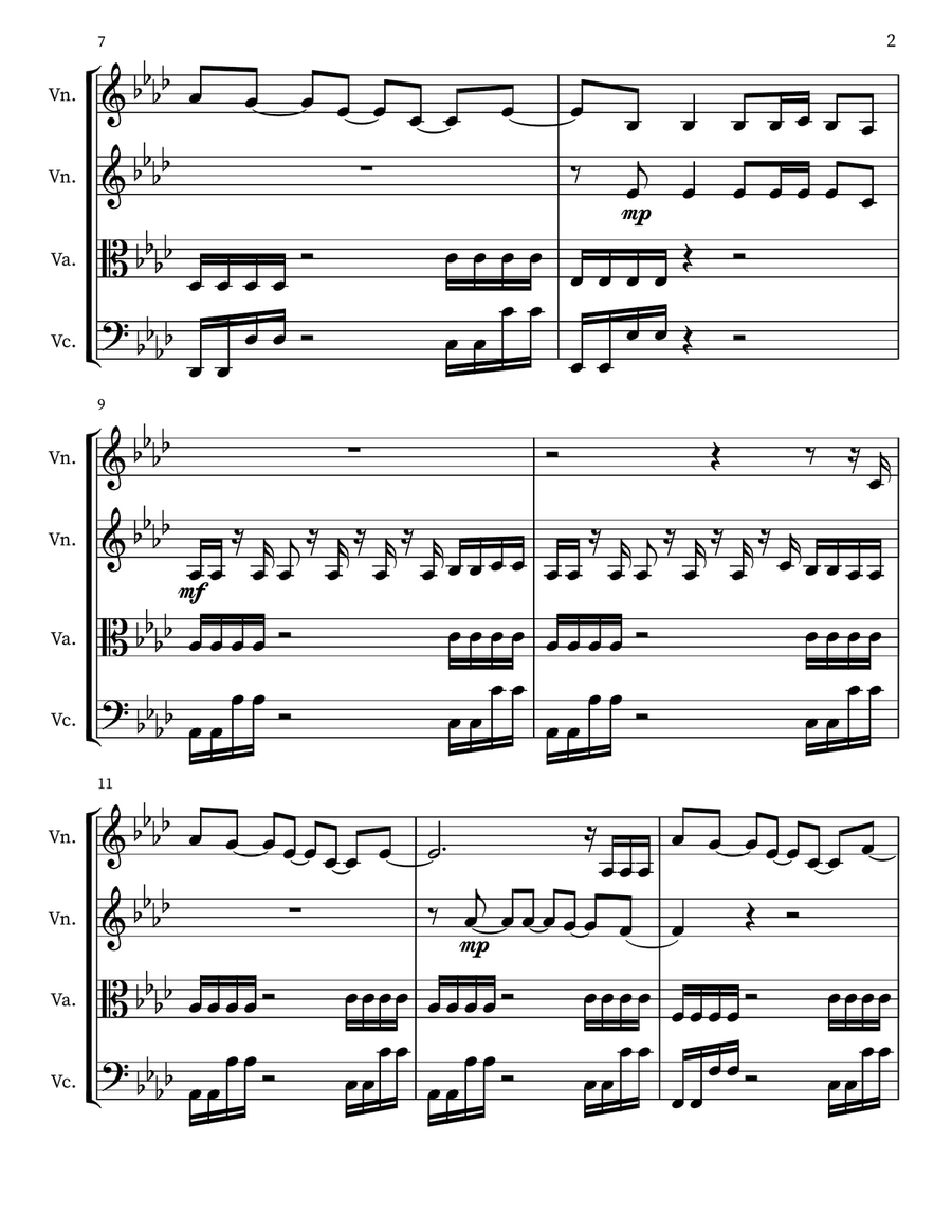 How Bad Do U Want Me Orchestra scores gallery preview page 2