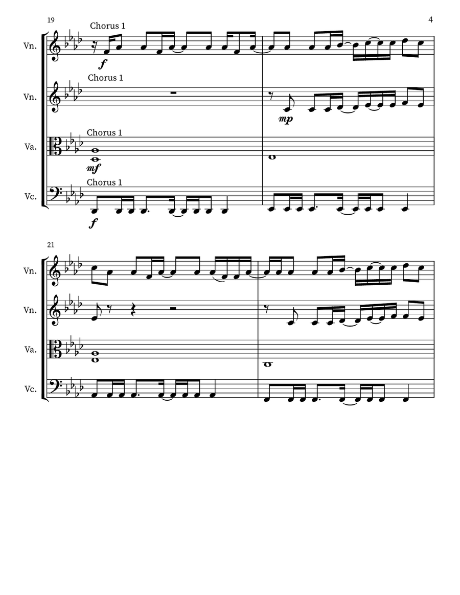 How Bad Do U Want Me Orchestra scores gallery preview page 4
