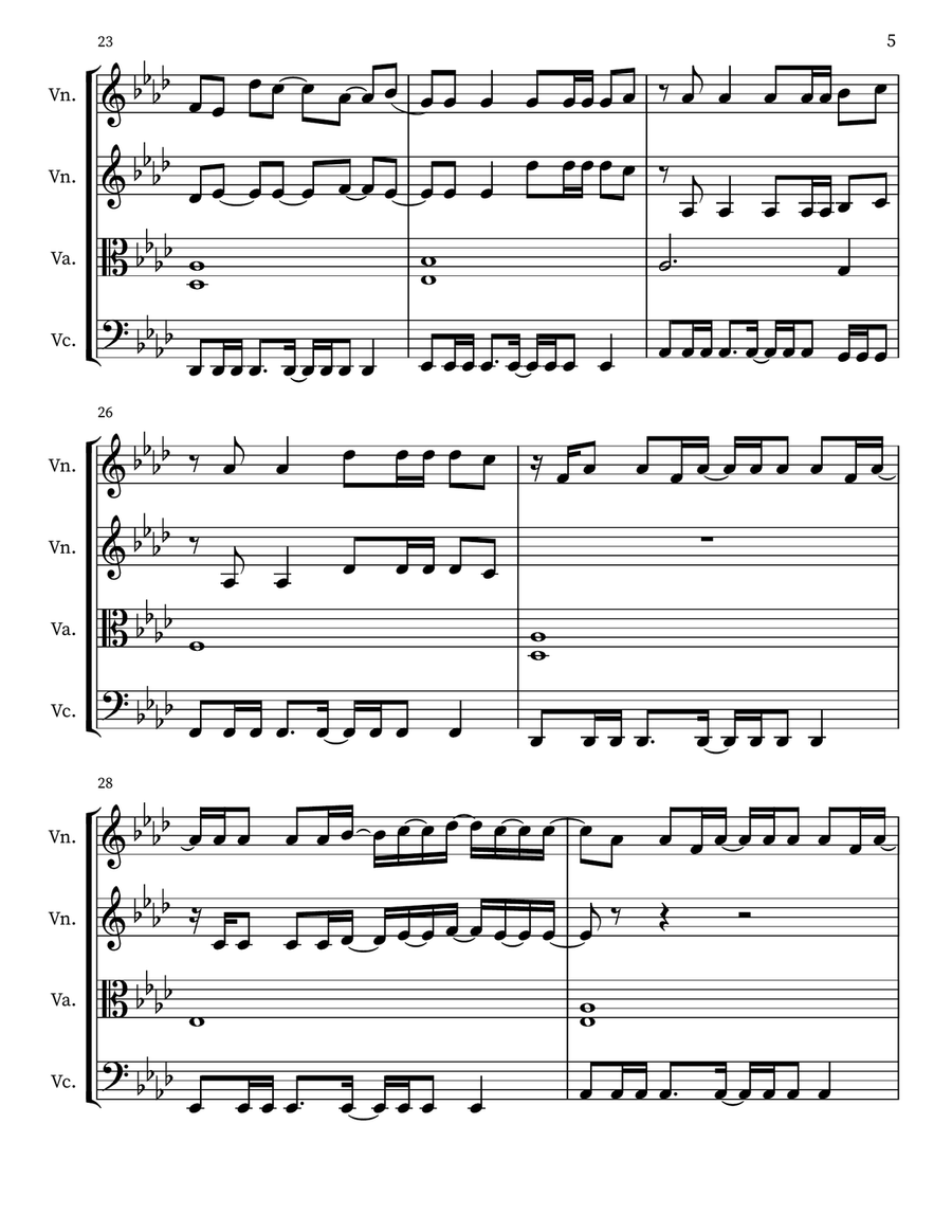 How Bad Do U Want Me Orchestra scores gallery preview page 5