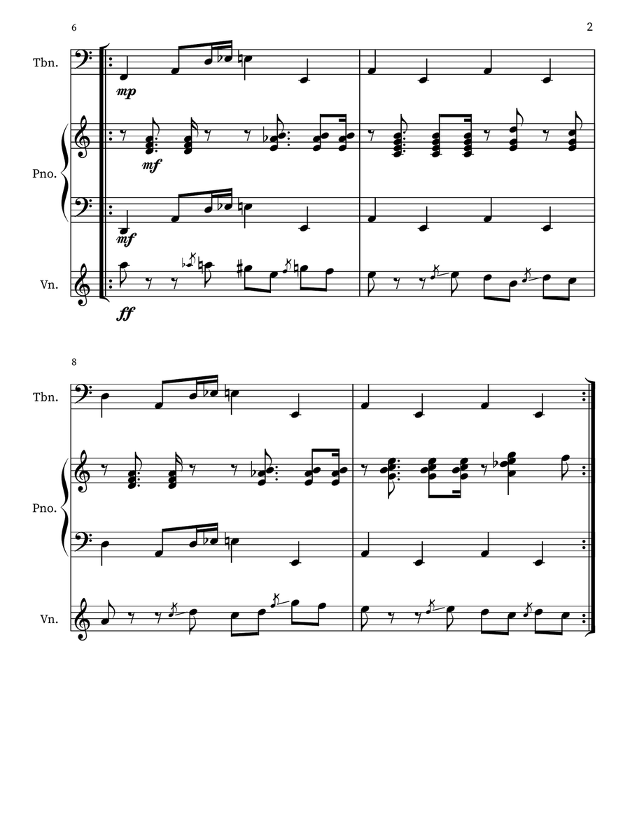 Rat Dance (Chess Type Beat) Small Ensemble scores gallery preview page 2
