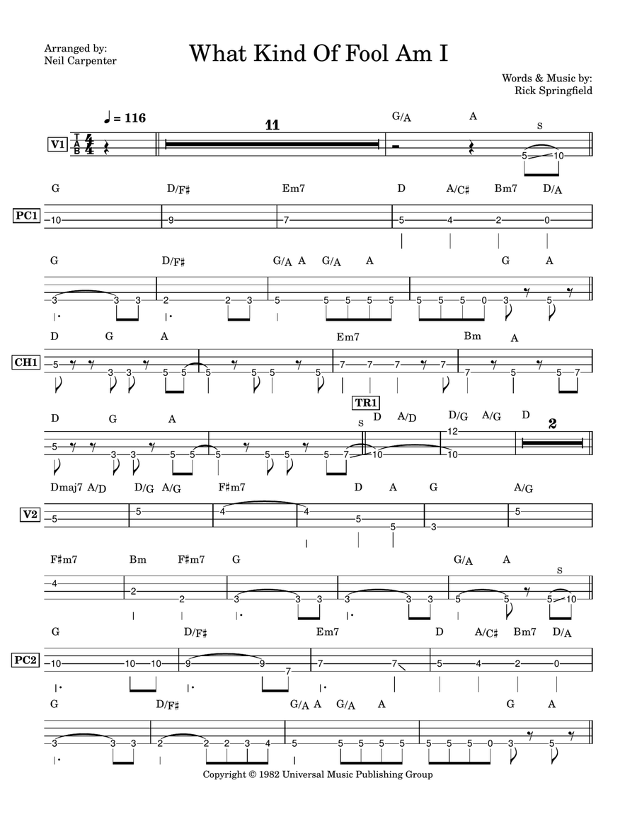 What Kind Of Fool Am I What Kind Of Fool Am I Acoustic Guitar scores gallery preview page 2