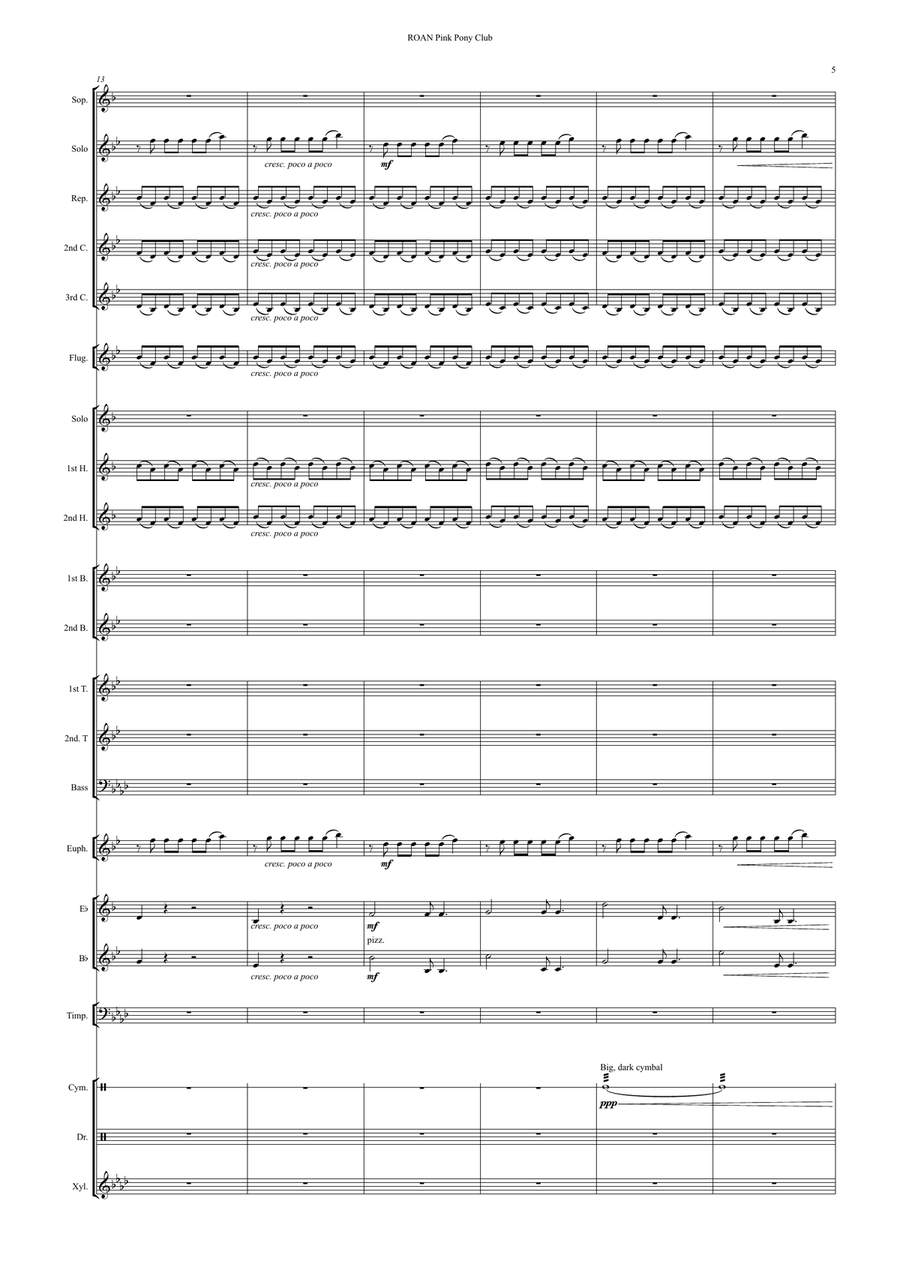 Pink Pony Club Brass Band scores gallery preview page 5
