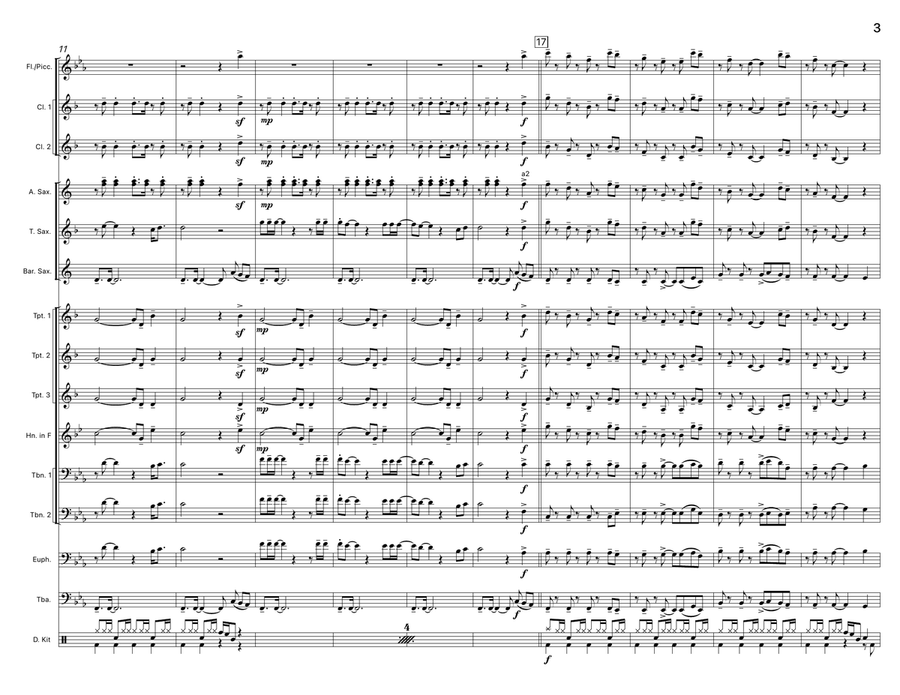 Abracadabra Abracadabra Marching Band scores gallery preview page 3
