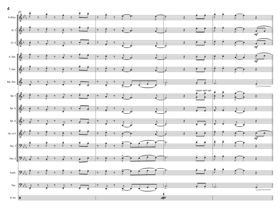 Abracadabra Abracadabra Marching Band scores gallery preview page 4