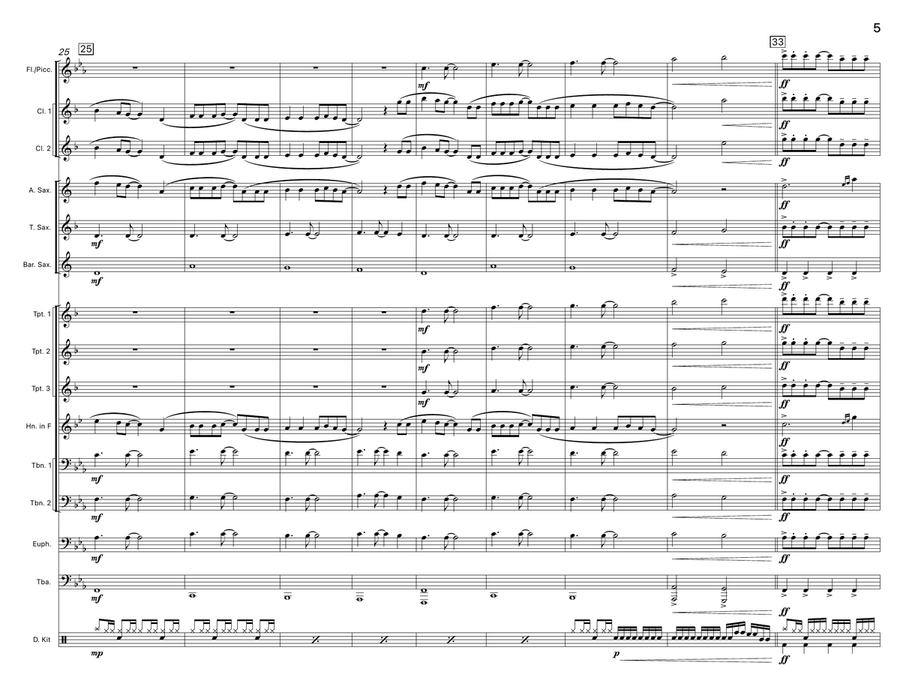 Abracadabra Abracadabra Marching Band scores gallery preview page 5