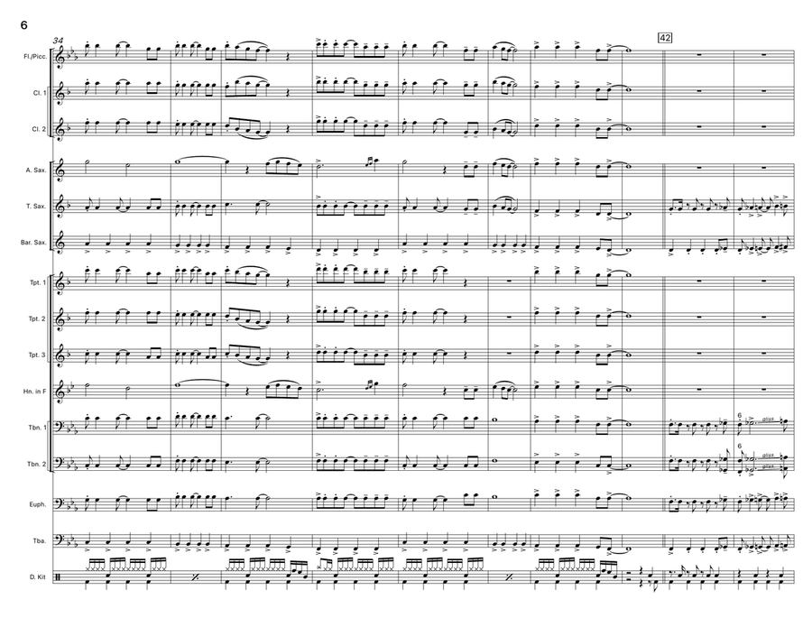 Abracadabra Abracadabra Marching Band scores gallery preview page 6