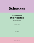 Die Meerfee, by Schumann, Op.125 No.3, in A Major