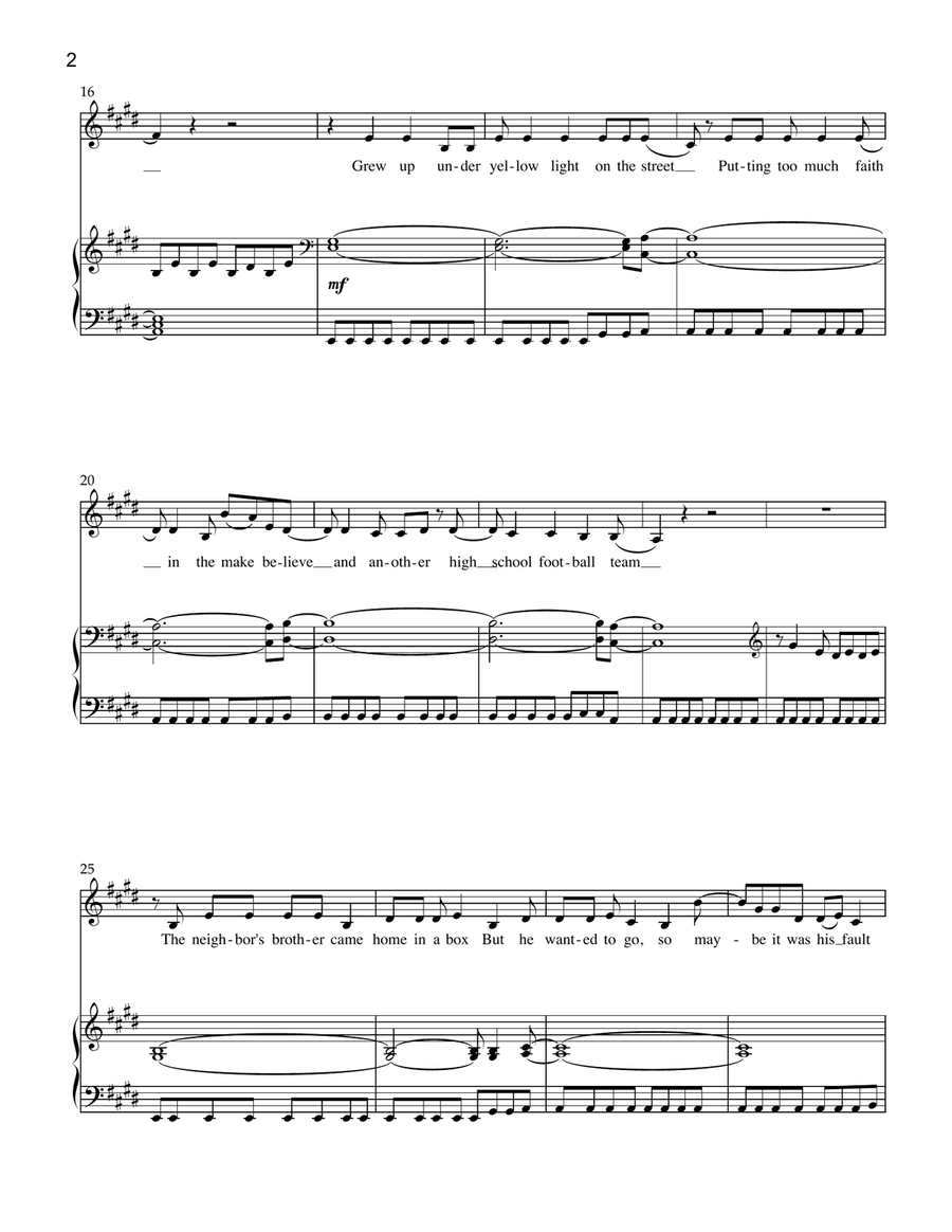 American Teenager American Teenager Piano, Vocal scores gallery preview page 2