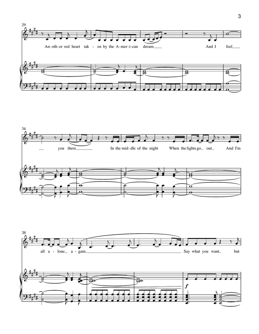 American Teenager American Teenager Piano, Vocal scores gallery preview page 3